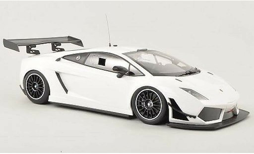 Lamborghini Gallardo LP600+ GT3 1/18 Minichamps LP 600+ Street blanco 2011 coche miniatura