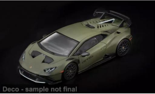 Lamborghini Huracan 1/64 Pop Race STO oliv 1:64 coche miniatura