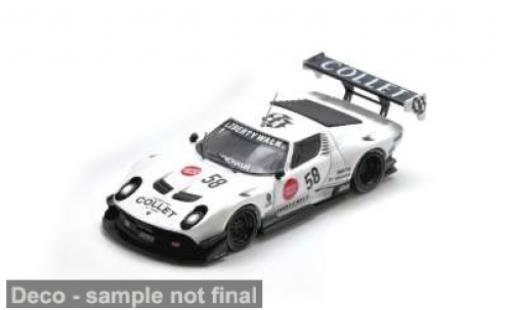 Lamborghini Miura 1/64 INNO64 GT weiss/schwarz LB-Silhouette Works 1:64