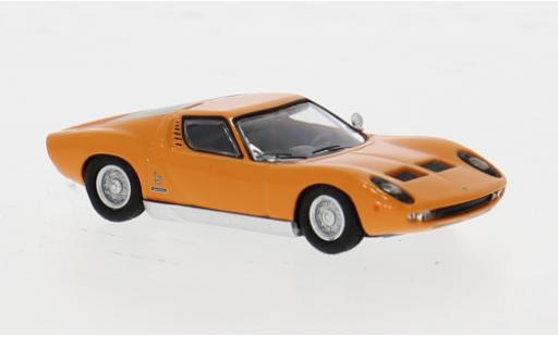 Coche miniatura Lamborghini Miura 1/87 Minichamps naranja 1:87 Lamborghini Miura 1/87 Minichamps naranja 1:87 coche miniatura