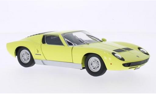 Lamborghini Miura 1/24 Motormax P400 S gelb 1:24 coche miniatura