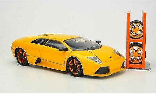 Lamborghini Murcielago LP640 1/24 Jada Toys Tuning amarillo coche miniatura