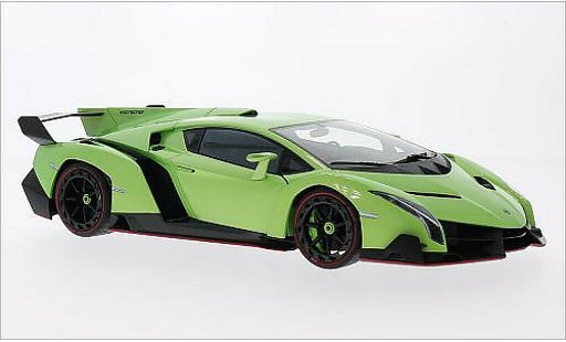 Lamborghini Veneno Coupe 1/18 Autoart metalico verde 2013 coche miniatura