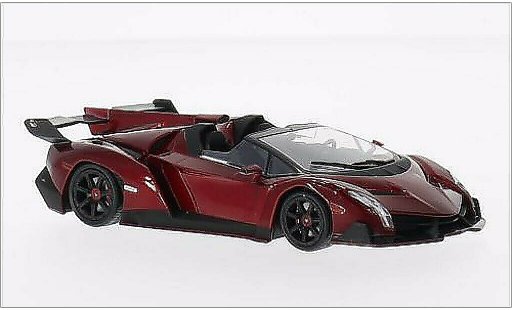 Lamborghini Veneno Roadster 1/43 WhiteBox metalico rojo 2013 coche miniatura