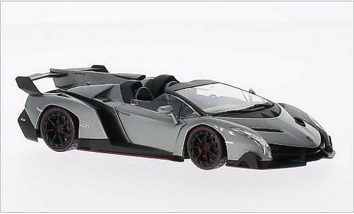 Lamborghini Veneno Roadster 1/43 Kyosho metalico gris/verde coche miniatura