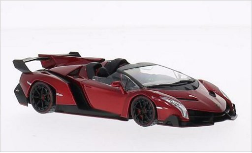 Lamborghini Veneno Roadster 1/43 Kyosho metalico rojo coche miniatura