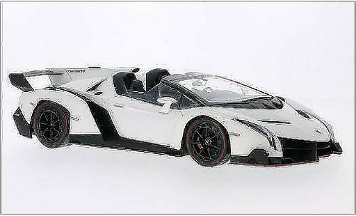 Lamborghini Veneno Roadster 1/18 Kyosho metalico blanco/rojo coche miniatura