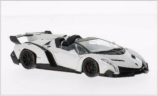 Lamborghini Veneno Roadster 1/43 Kyosho blanco/rojo coche miniatura