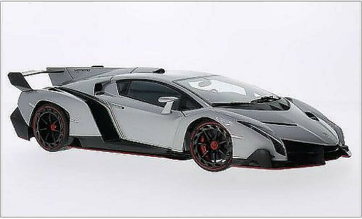 Lamborghini Veneno Coupe 1/18 Autoart Showcar Salon Genf metalico gris 2013 coche miniatura