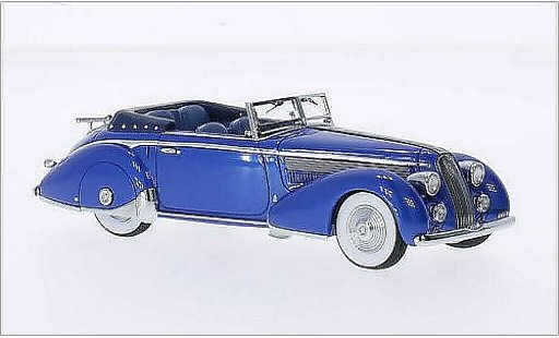 Lancia Astura Tipo 233 Corto 1/43 Minichamps metalico azul 1936 coche miniatura
