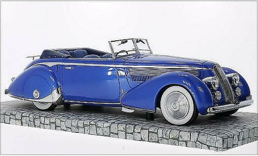 Lancia Astura Tipo 233 Corto 1/18 Minichamps metalico azul RHD 1936 coche miniatura