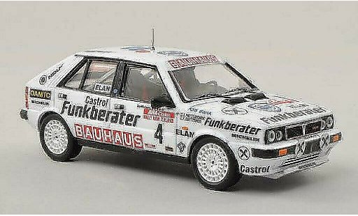 Lancia Delta HF 4WD 1/43 Trofeu No.4 Funkberater Rally Neuseeland 1987 /J.Pattermann coche miniatura