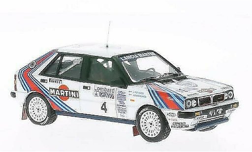 Lancia Delta HF 4WD 1/43 IXO No.4 Martini RAC Rally 1987 /Piironen coche miniatura