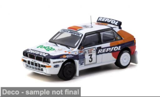 Lancia Delta 1/64 Tarmac Works HF Integrale Acropolis Rally 1993 C.Sainz/L.Moya 1:64 coche miniatura