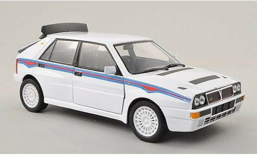 Lancia Delta HF Integrale Evoluzione II 1/24 Burago EVO 2 blanco con Dekor coche miniatura