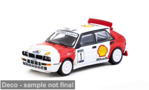 Lancia Delta 1/64 Tarmac Works HF Integrale Mogürt-Salgó Rallye 1993 #1 L.S.Ranga/E.Büki 1:64 coche miniatura