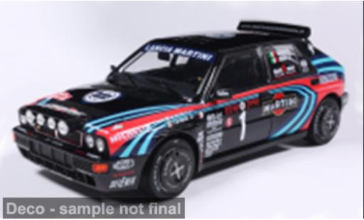 Lancia Delta 1/18 Solido HF Integrale schwarz/Dekor 1:18 coche miniatura