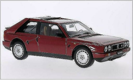 Lancia Delta S4 1/18 Autoart metalico rojo 1985 coche miniatura