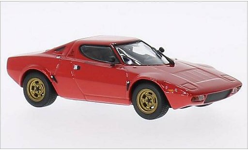 Lancia Stratos Stradale 1/43 Minichamps rojo coche miniatura