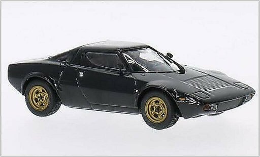 Lancia Stratos Stradale 1/43 Minichamps negro coche miniatura