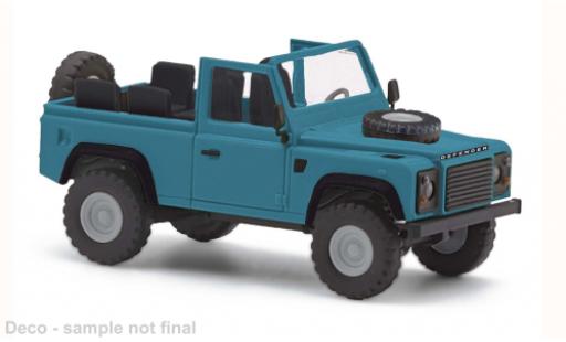 Land Rover Defender 1/87 Busch 90 t&uuml;rkis/schwarz 1983 1:87 coche miniatura