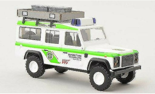 Land Rover Defender Base 1/87 Busch Bergrettung Bozen Sarntal (Nr.8) coche miniatura