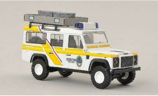 Land Rover Defender Base 1/87 Busch Bergrettung Sexten (IT) coche miniatura
