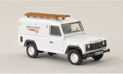 Land Rover Defender Base 1/76 Oxford furgoneta Network Rail coche miniatura