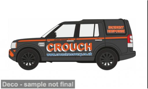 Coche miniatura Land Rover Discovery 4 grau Crouch Recovery 1/76 Oxford