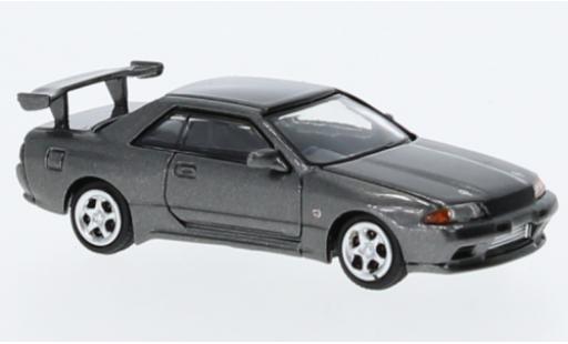 Nissan Skyline 1/87 Lang Feng Model GT-R (R32) metallise grau 1:87 coche miniatura