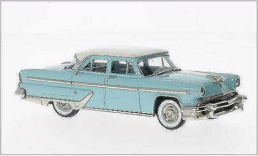 Lincoln Capri Base 1/43 Brooklin 4-door Sedan turquesa/blanco 1955 coche miniatura