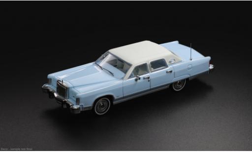 Lincoln Continental 1/64 Sun Star blau/weiss 1979 1:64 coche miniatura