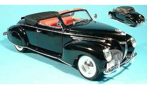 Lincoln Zephyr Base 1/18 Signature negro 1939 coche miniatura