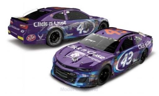 Chevrolet Camaro 1/64 Lionel Racing ZL1 No.43 Richard Petty Motorsports Click n Close Nascar 2018 D.Wallace Jr. coche miniatura
