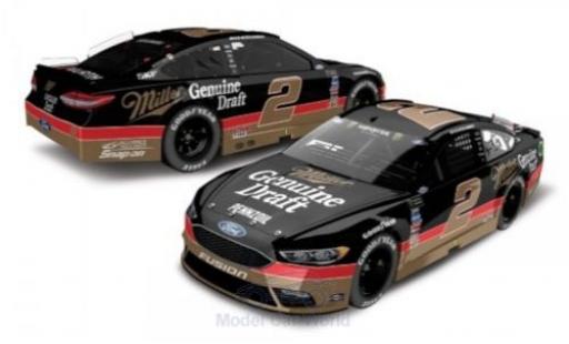 Coche miniatura Ford Fusion 1/64 Lionel Racing No.2 Team Penske Miller Genuine Draft Nascar 2018 B.Keselowski Ford Fusion 1/64 Lionel Racing No.2 Team Penske Miller Genuine Draft Nascar 2018 B.Keselowski coche miniatura