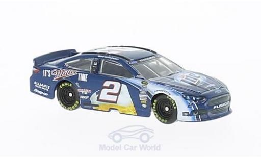 Coche miniatura Ford Fusion 1/64 Lionel Racing No.2 Team Penske Miller Lite Nascar 2014 B.Keselowski Ford Fusion 1/64 Lionel Racing No.2 Team Penske Miller Lite Nascar 2014 B.Keselowski coche miniatura