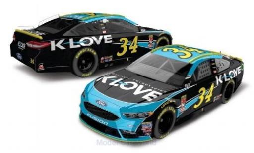 Coche miniatura Ford Fusion 1/64 Lionel Racing No.34 FrontRow Motorsports K-Love Nascar 2018 M.McDowell Ford Fusion 1/64 Lionel Racing No.34 FrontRow Motorsports K-Love Nascar 2018 M.McDowell coche miniatura