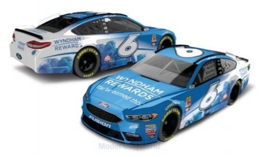 Coche miniatura Ford Fusion 1/64 Lionel Racing No.6 Roush Fenway Racing Wyndham Rewards Nascar 2018 M.Kenseth Ford Fusion 1/64 Lionel Racing No.6 Roush Fenway Racing Wyndham Rewards Nascar 2018 M.Kenseth coche miniatura