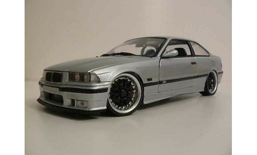 Bmw M3 coupe 1/18 Ut Models E36 gris jantes bbs coche miniatura