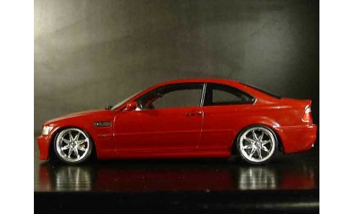 Bmw M3 coupe 1/18 Kyosho tuning E46 rojo jantes alu coche miniatura