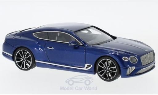 Coche miniatura Bentley Continental 1/43 Look Smart GT metalico azul 2018 Bentley Continental 1/43 Look Smart GT metalico azul 2018 coche miniatura