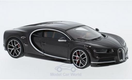 Coche miniatura Bugatti Chiron 1/43 Look Smart marron/carbon Bugatti Chiron 1/43 Look Smart marron/carbon coche miniatura