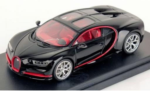 Coche miniatura Bugatti Chiron 1/43 Look Smart Sky View negro/rojo Bugatti Chiron 1/43 Look Smart Sky View negro/rojo coche miniatura