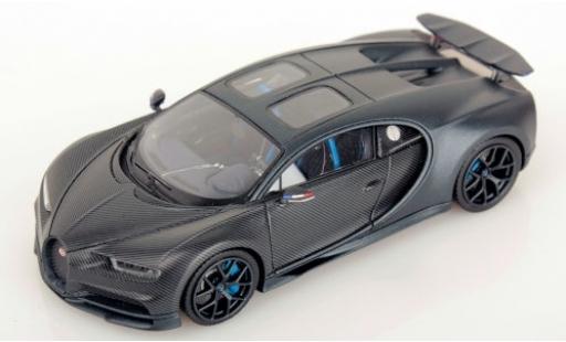 Coche miniatura Bugatti Chiron 1/43 Look Smart Sport 110 Ans matt-carbon/matt-anthrazit avec ausgefahrenem aileron arrière Bugatti Chiron 1/43 Look Smart Sport 110 Ans matt-carbon/matt-anthrazit avec ausgefahrenem aileron arrière coche miniatura