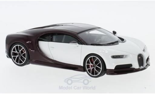 Bugatti Chiron 1/43 Look Smart blanco/purpura coche miniatura