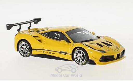 Ferrari 488 1/43 Look Smart Challenge amarillo/Dekor coche miniatura