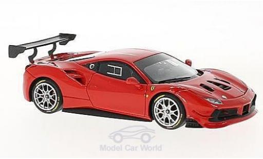 Ferrari 488 1/43 Look Smart Challenge rojo coche miniatura