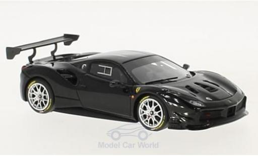 Coche miniatura Ferrari 488 1/43 Look Smart Challenge negro Ferrari 488 1/43 Look Smart Challenge negro coche miniatura