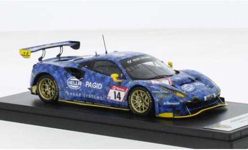 Coche miniatura Ferrari 488 1/43 Look Smart GT3 EVO No.14 Hella Pagid - racing one 24h Nürburgring 2021 1:43 Ferrari 488 1/43 Look Smart GT3 EVO No.14 Hella Pagid - racing one 24h Nürburgring 2021 1:43 coche miniatura