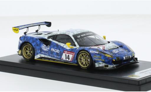 Coche miniatura Ferrari 488 1/43 Look Smart GT3 EVO No.14 Hella Pagid - racing one 24h Nürburgring 2022 1:43 Ferrari 488 1/43 Look Smart GT3 EVO No.14 Hella Pagid - racing one 24h Nürburgring 2022 1:43 coche miniatura